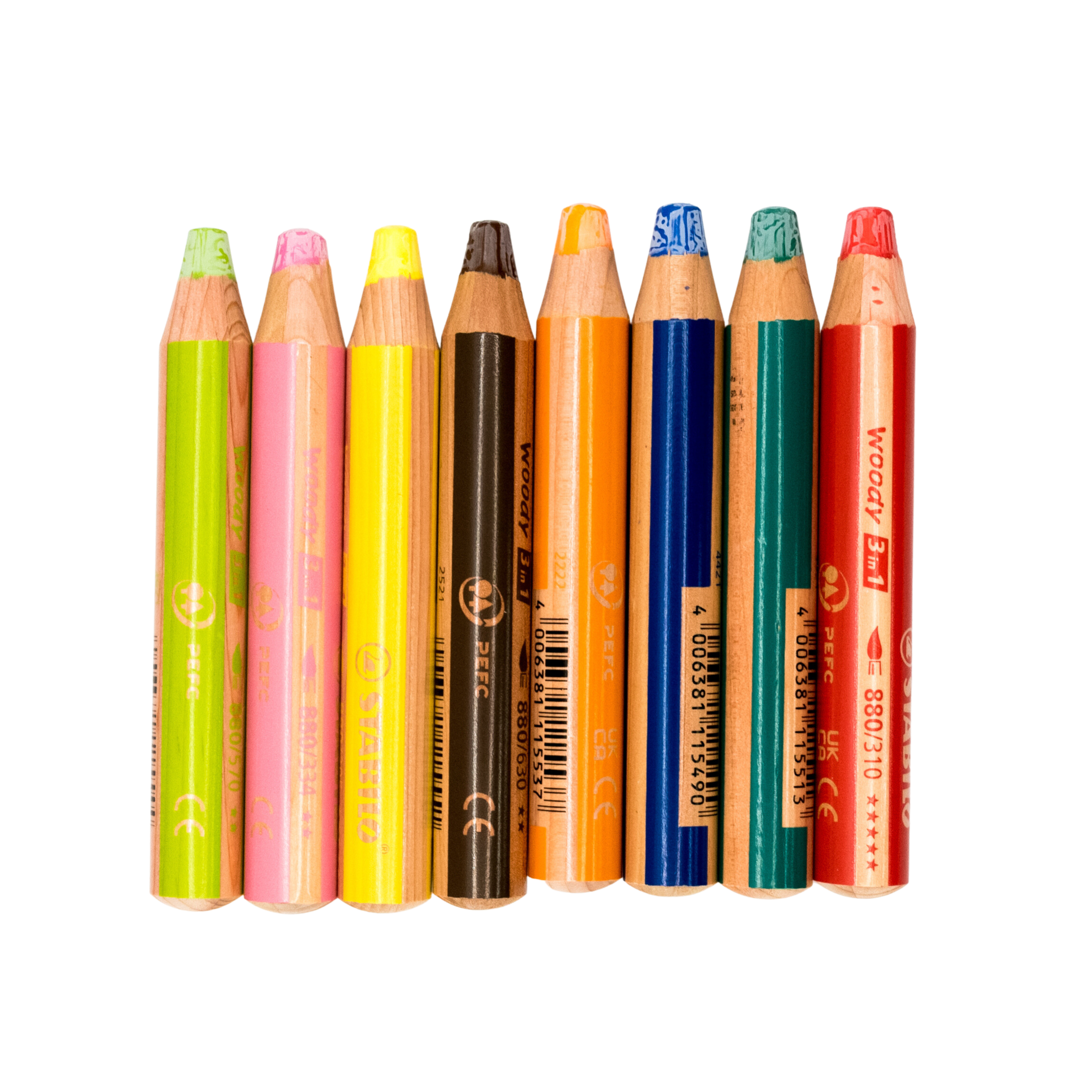 STABILO Crayon couleur woody 3in1 880/48-4 Pastell, display 48 pcs