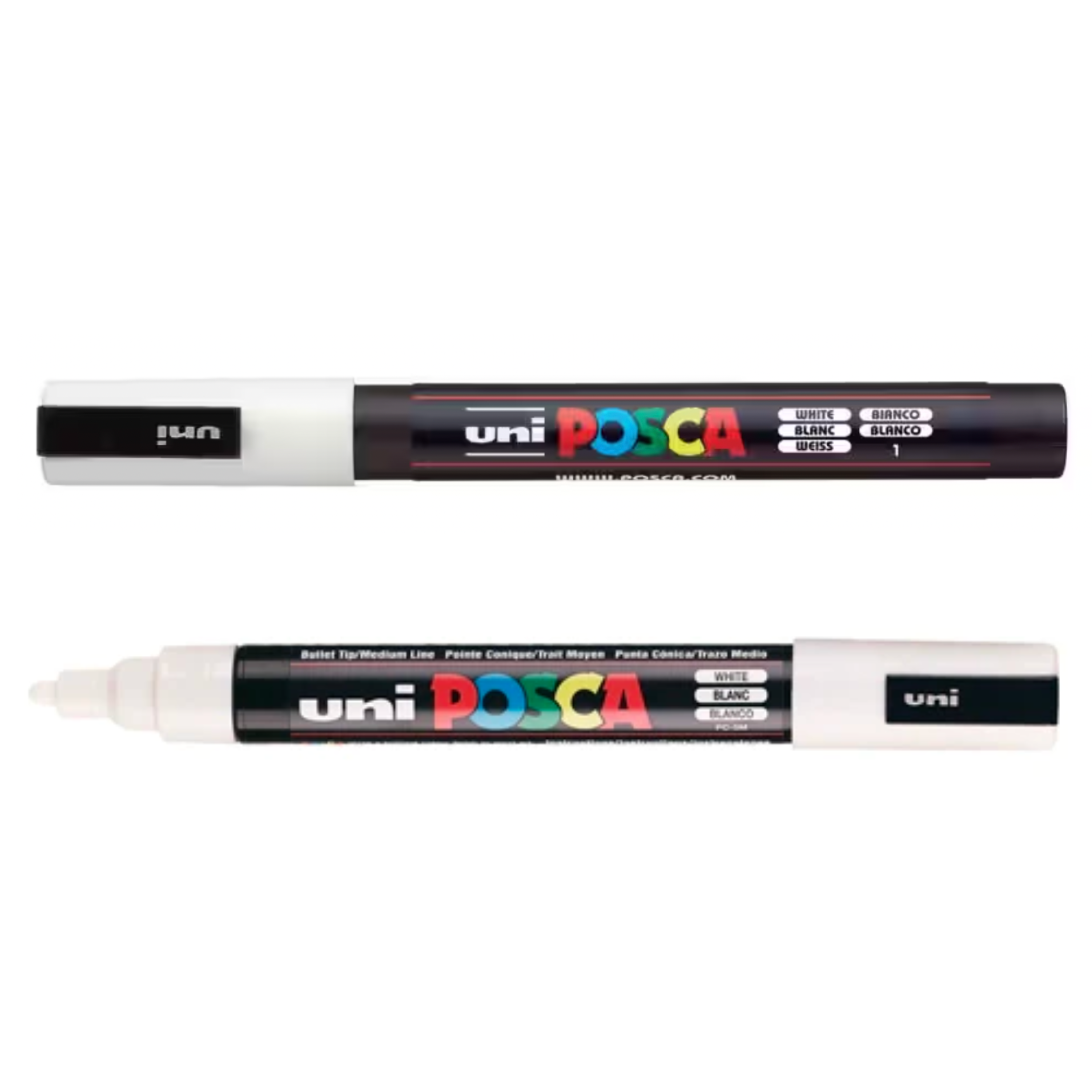White Posca Paint Markers