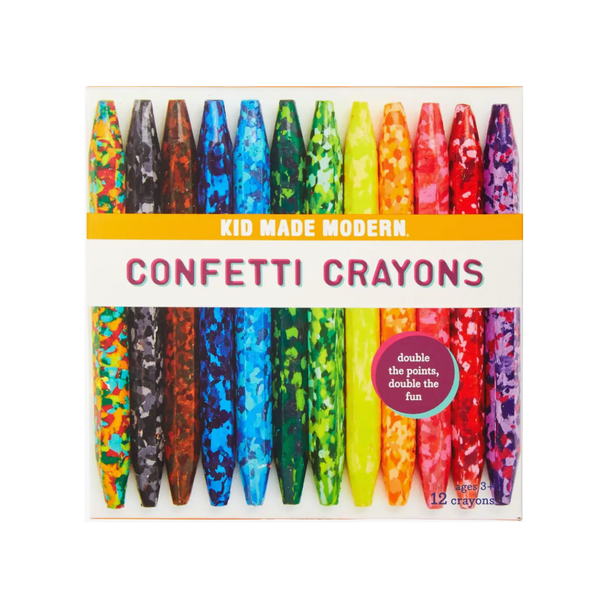 Crayola Confetti Crayons, Multi Color 24 Crayons