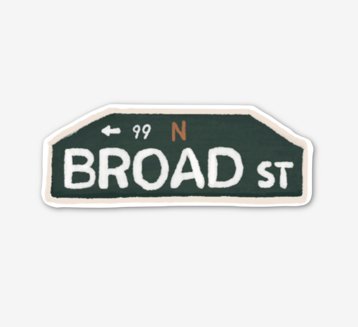 Broad Street Sticker